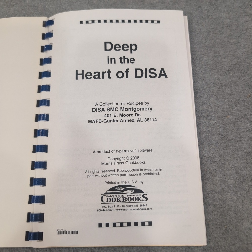 DISA Family Cookbook 2008 Deep in the Heart of DISA Recipes - Picture 2 of 4